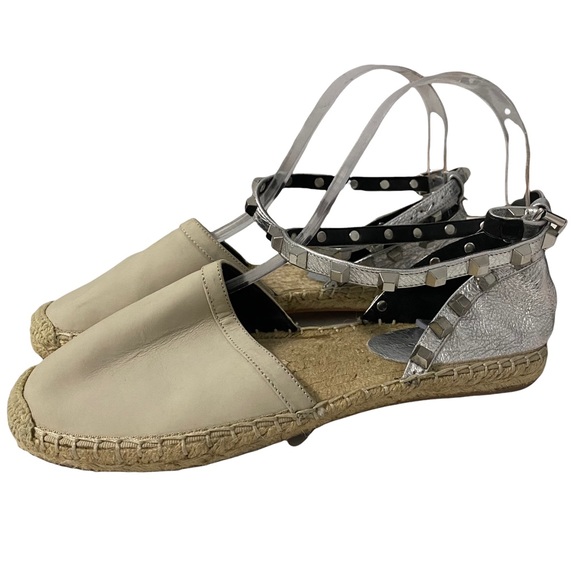 Rebecca Minkoff Gilles Studded Espadrilles Size 7.5 - Picture 2 of 9